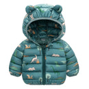 Jaqueta de Frio orelhinhas de urso Baby Winter